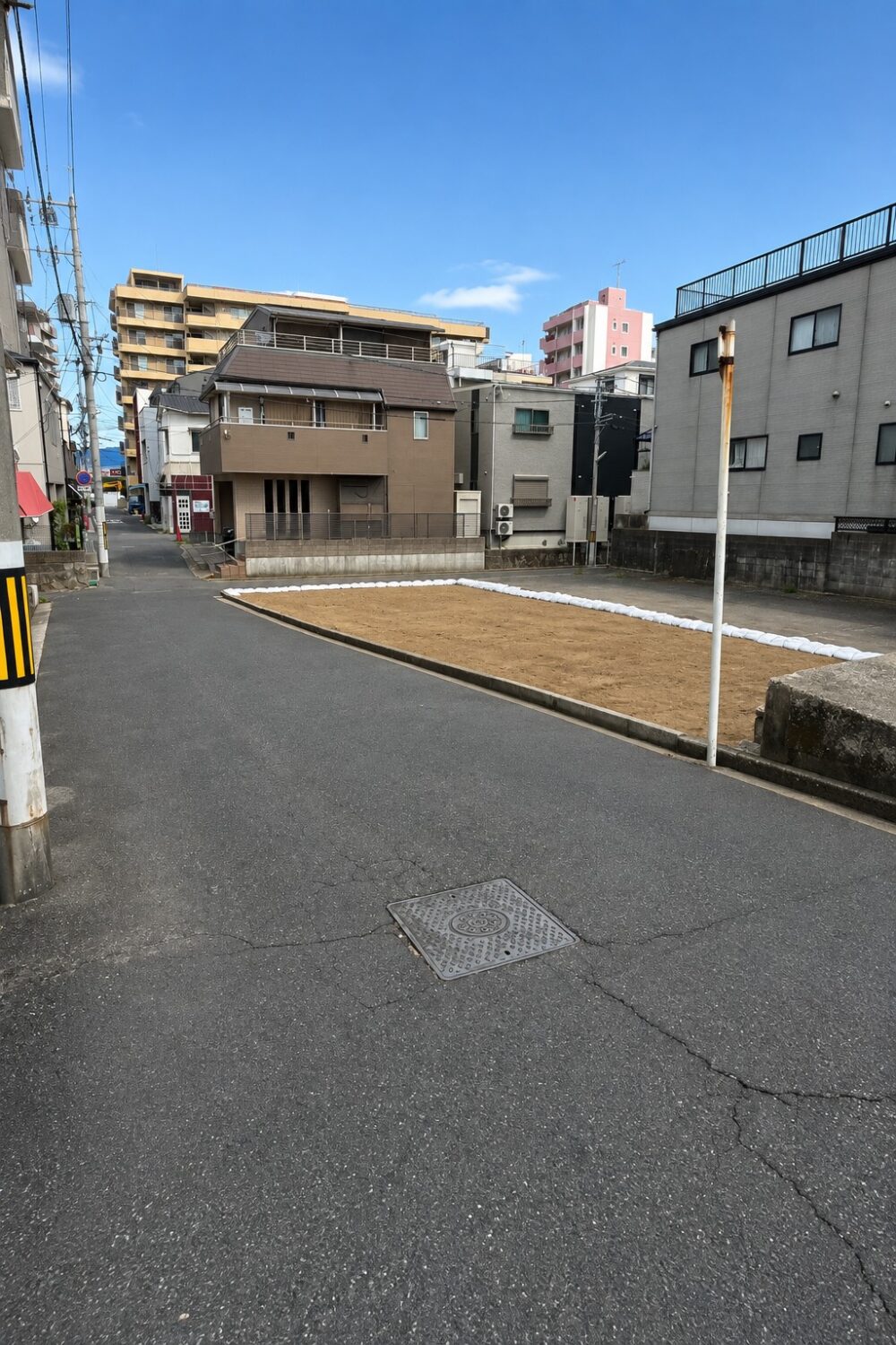 広島市2階建て軽量鉄骨造解体工事 25坪 解体後