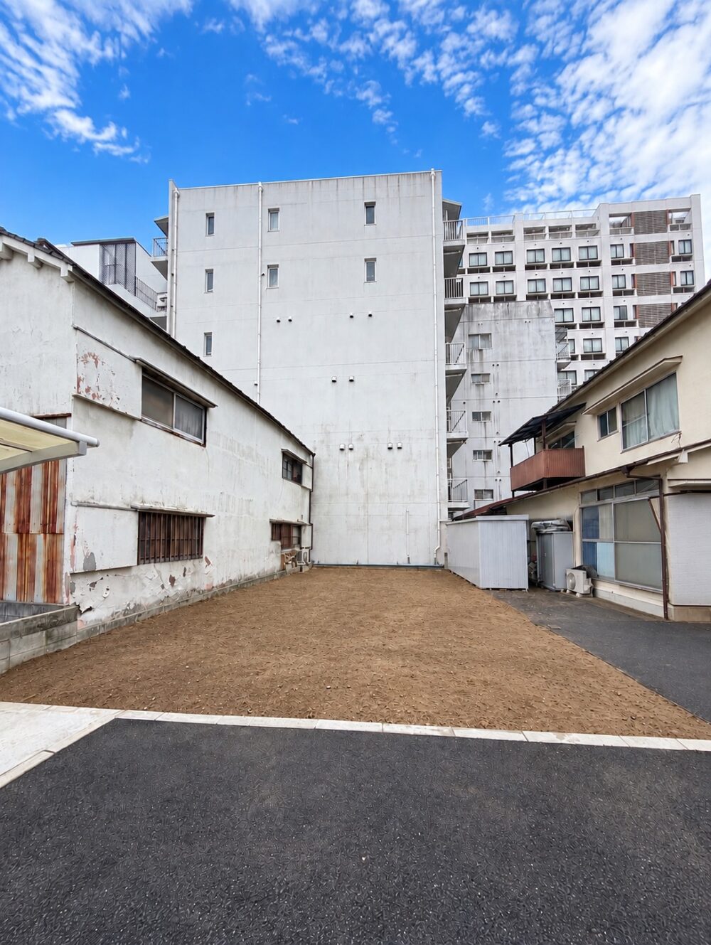 広島市2階建て軽量鉄骨造解体工事 31坪 解体後