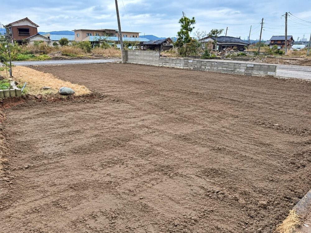 石川県2階建て木造公費解体工事 32坪 解体後