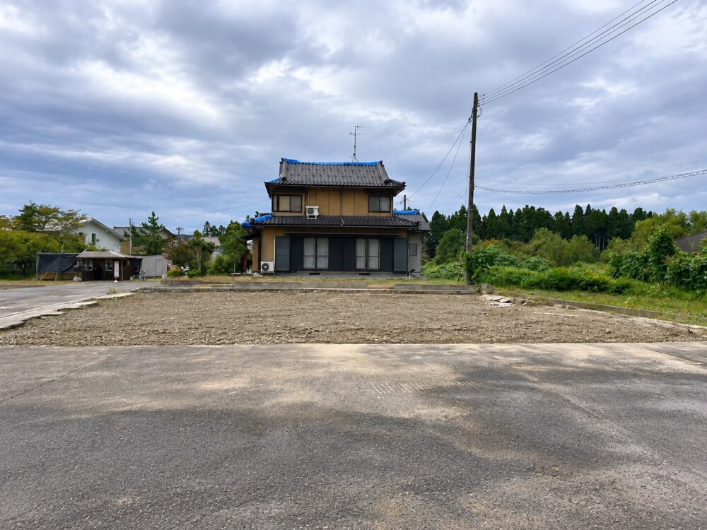 石川県軽量鉄骨造公費解体工事 28坪 解体後
