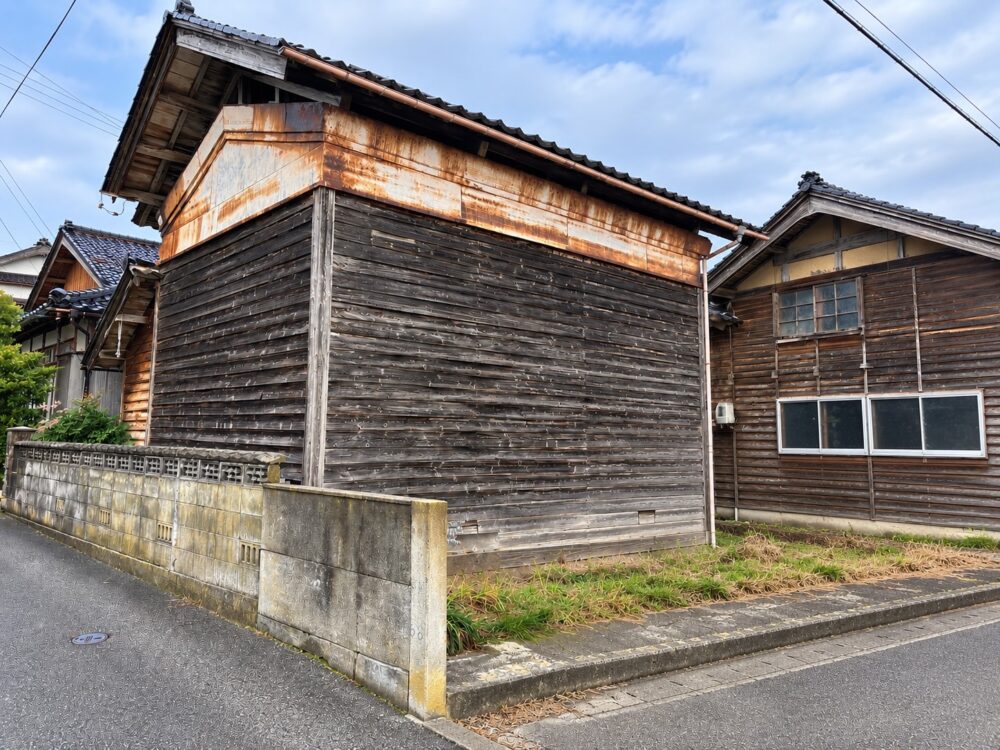 石川県　土蔵・木造解体工事 12坪 解体前