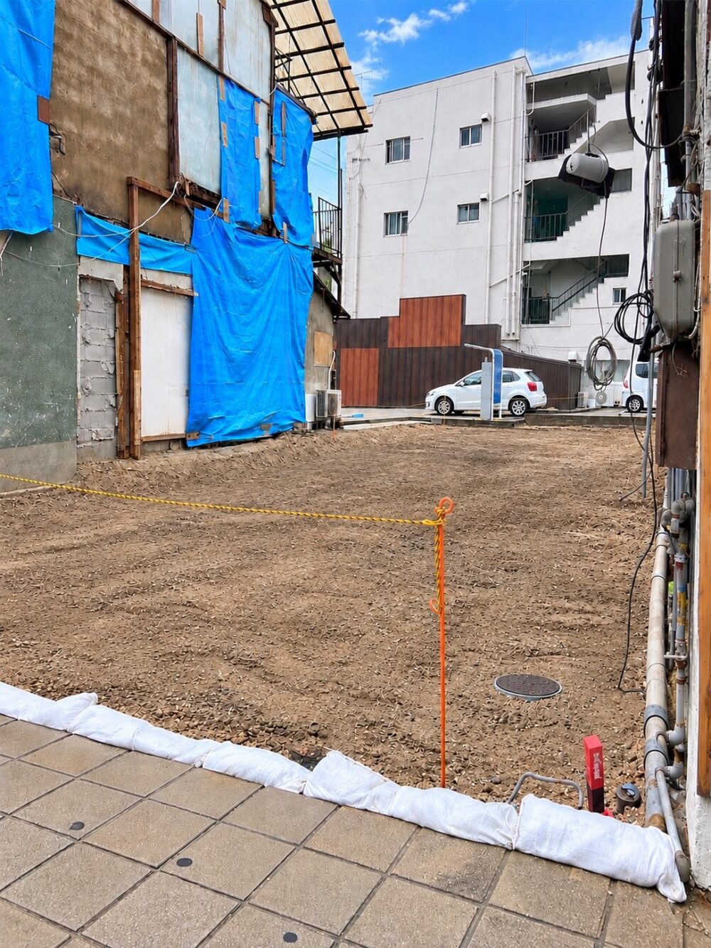 呉市木造2階建て解体工事 57坪 解体後