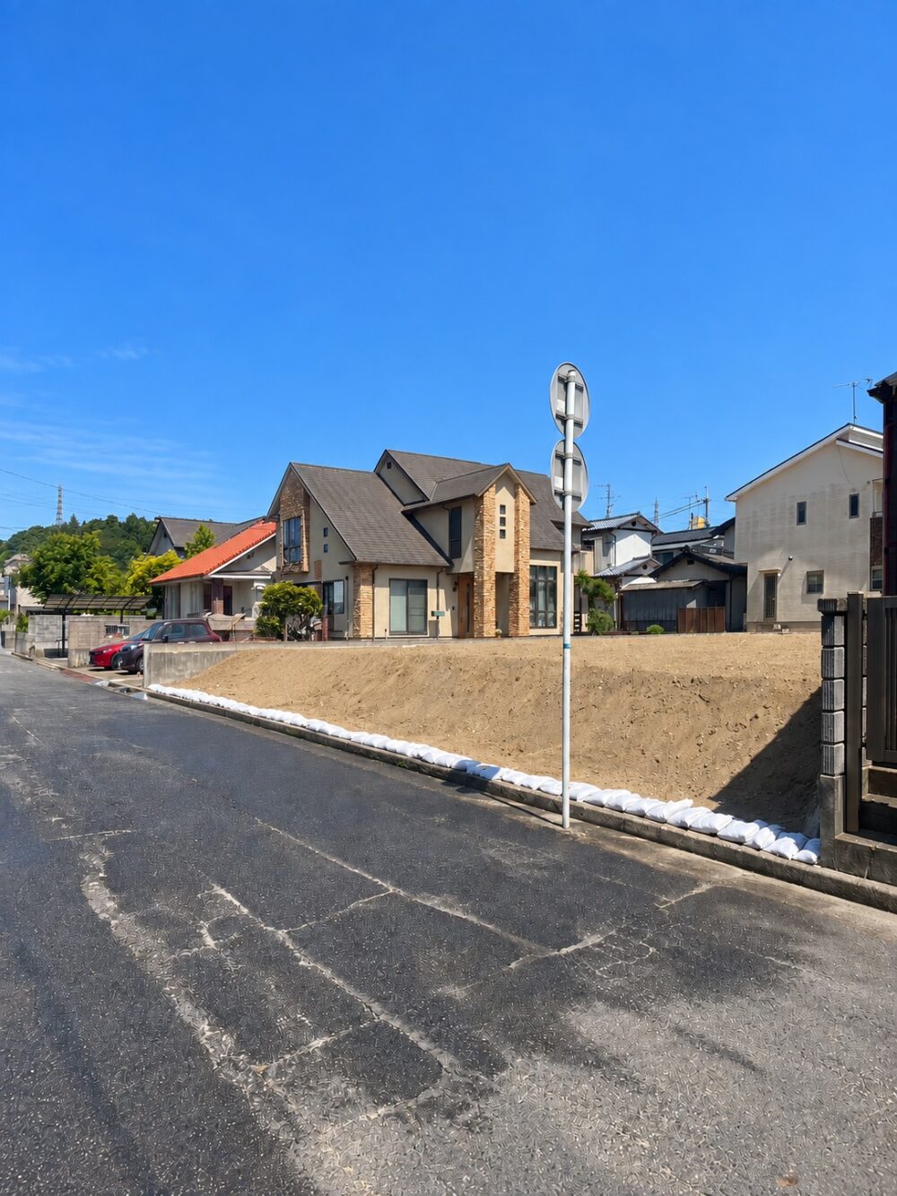 岩国市軽量鉄骨造2階建て解体工事 40坪 解体後