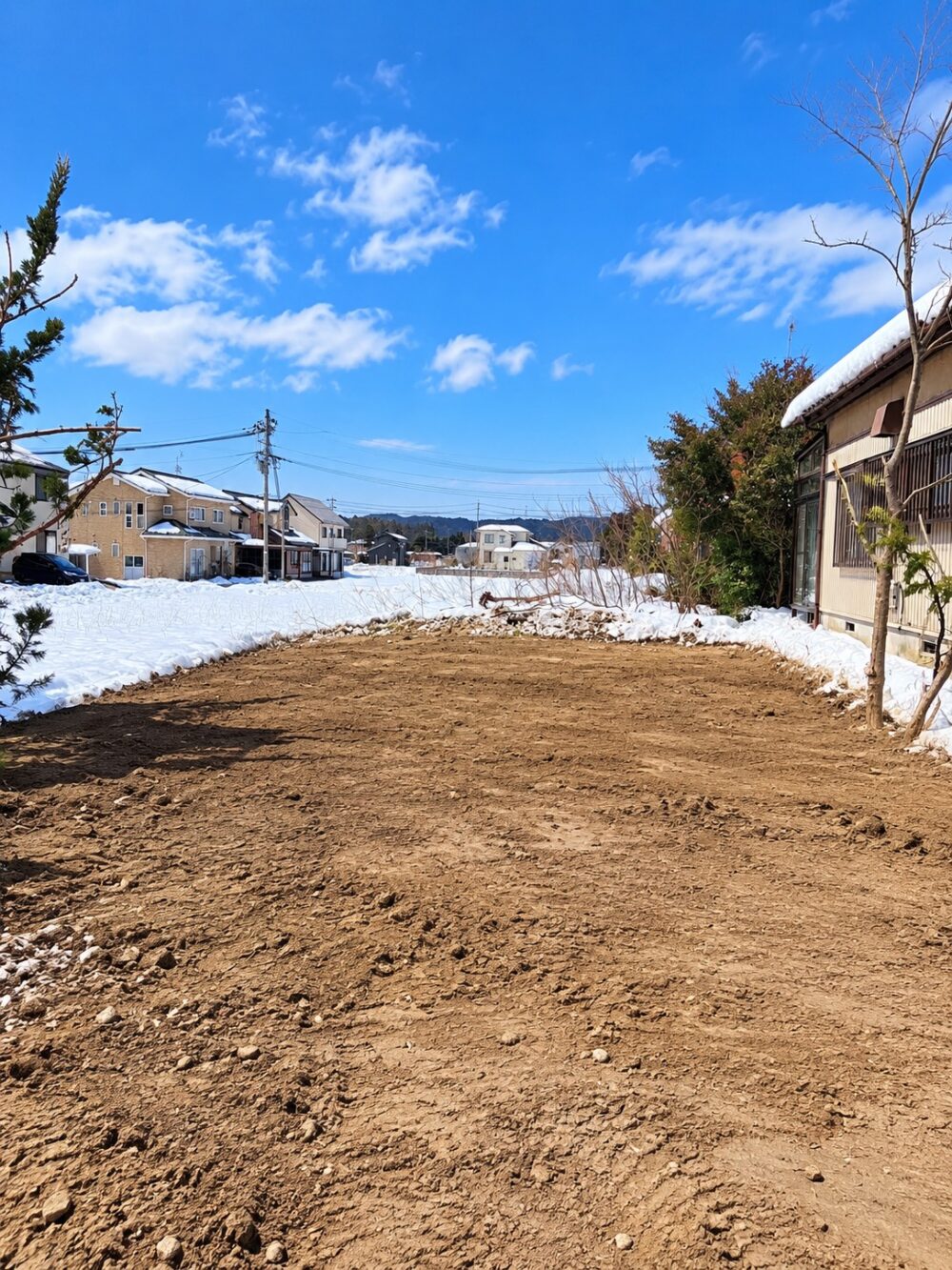 石川県2階建て木造解体工事 20坪 解体後