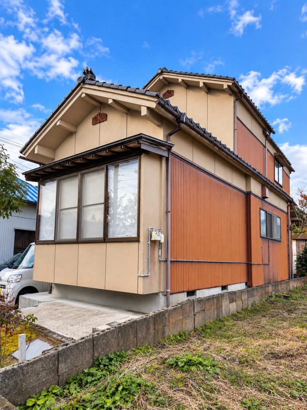 石川県2階建て木造解体工事 20坪 解体前