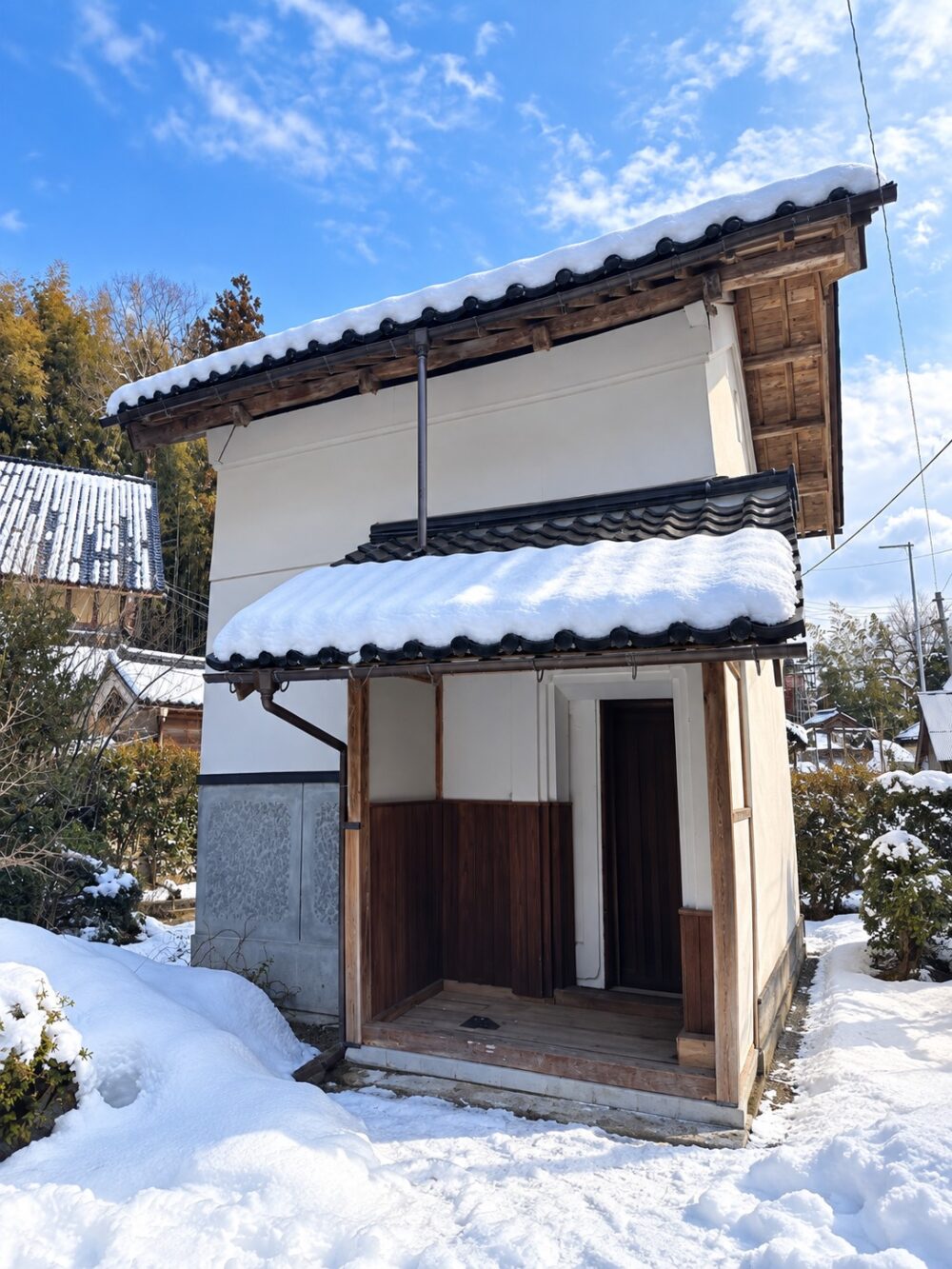 石川県　土蔵・木造解体工事 7坪 解体前